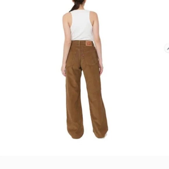 Levi's Denim - Levi's Brown Corduroy Pants 94 BAGGY sz 33 Preppy 90s style cottage core
